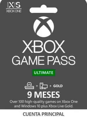 XBOX GAME PASS ULTIMATE SUSCRIPCIÓN DE 9 MESES CUENTA PRINCIPAL